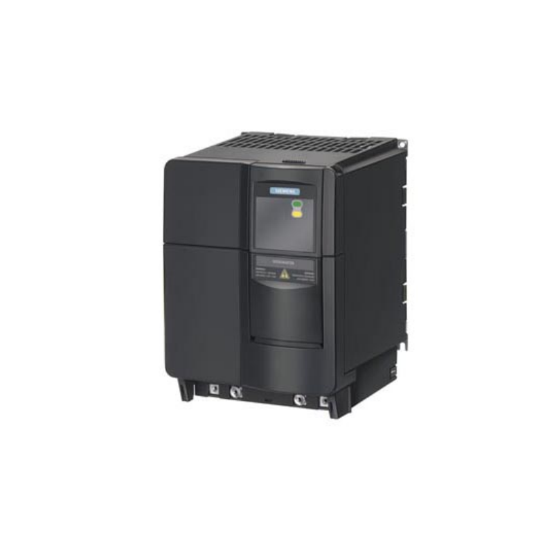Siemens 6SE6440-2AD27-5CA1 MICROMASTER 440 Inverter, 7.5kW, 380-480V, 3-phase, built-in Class A filter, Siemens spare part.