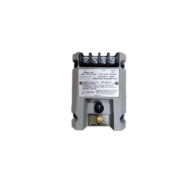 Transmisor de vibraciones Bently Nevada 990-10-XX-01-00 165353-01, nuevo y original.