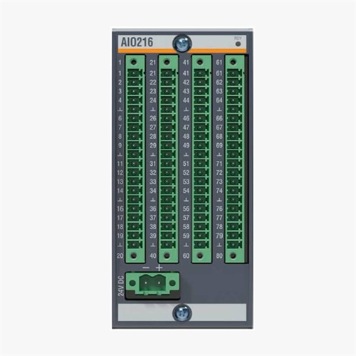 Módulos universales de entrada/salida analógica Bachmann AIO216 00020627-00