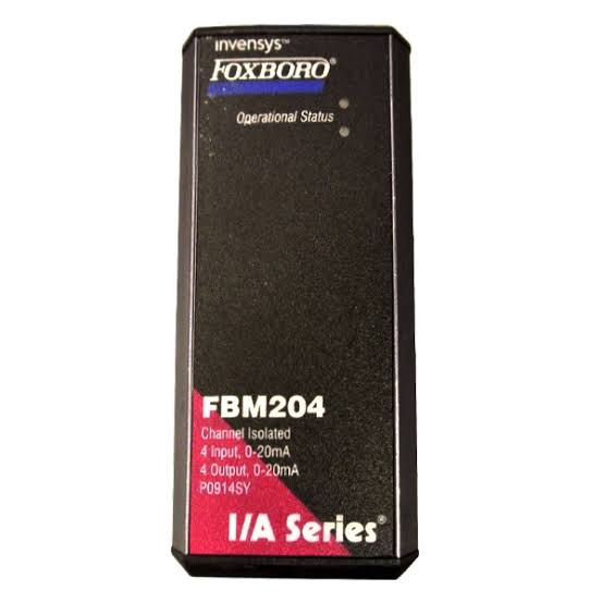 Foxboro FBM204 P0916DC Analog I/O Module (I/A Series 200, 4AI/4AO, 0-20mA, Isolated, Mixed Module)