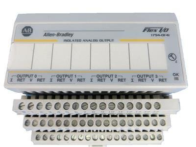Nuevo módulo de salida analógica Allen Bradley 1794-OF4I FLEX I/O HART en stock.